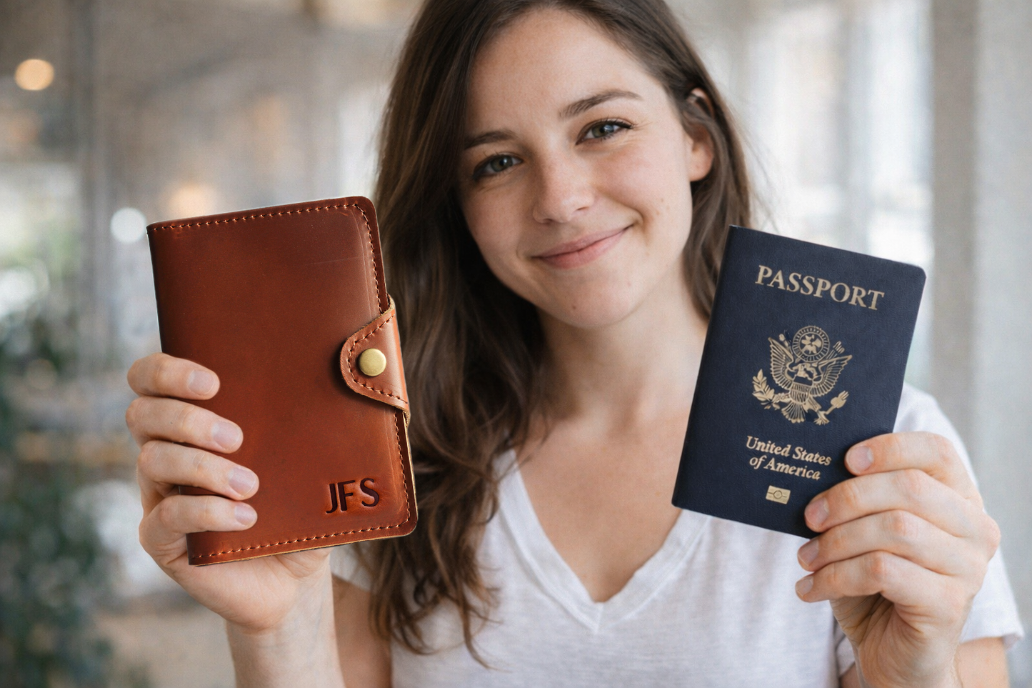 Leather Passport Cover